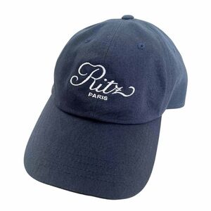 Ritz Hotel Paris Navy Dad Hat Embroidered Baseball Cap